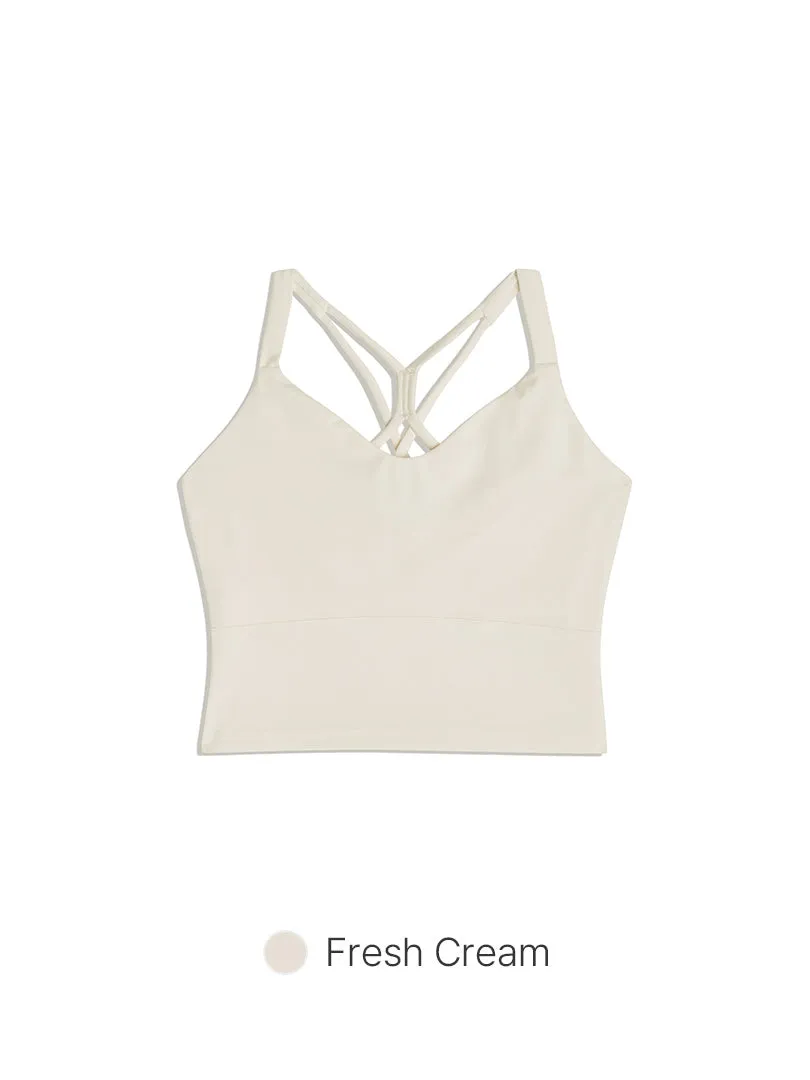 Be-Free Twist Back Longline Bra
