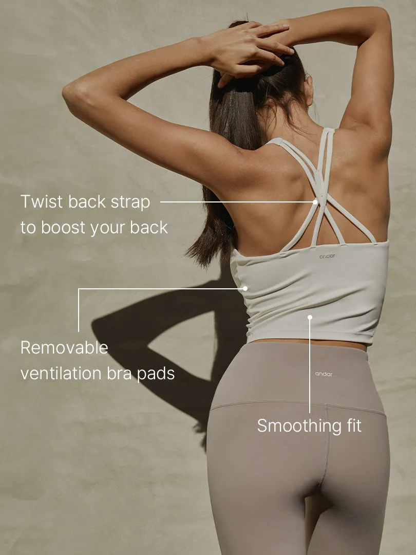 Be-Free Twist Back Longline Bra