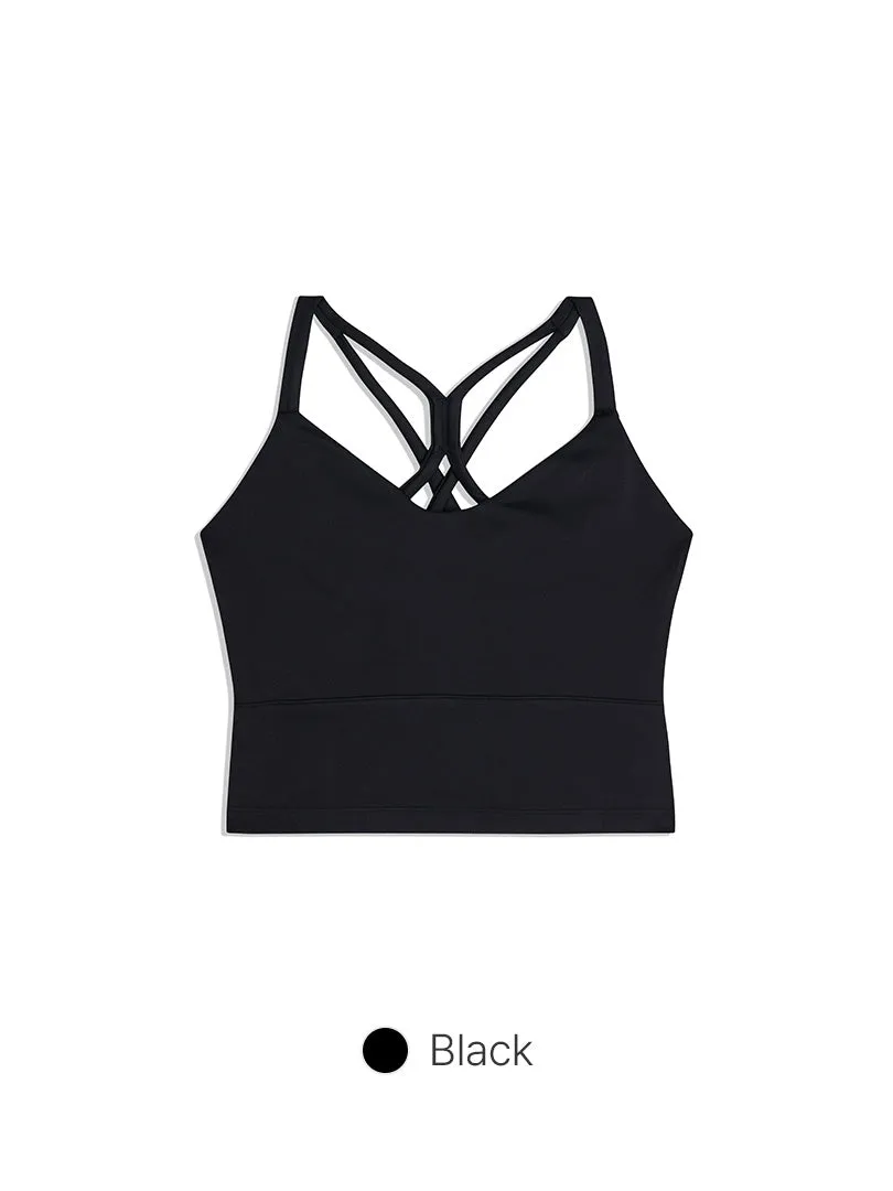 Be-Free Twist Back Longline Bra