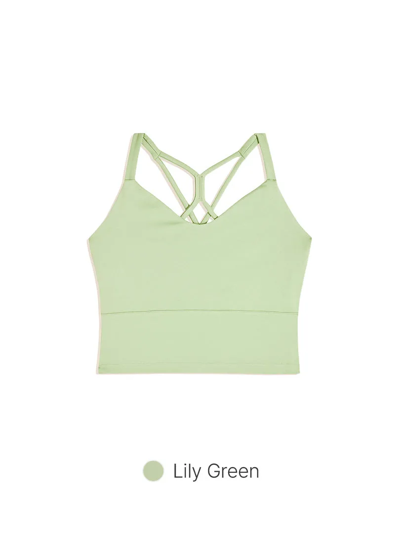 Be-Free Twist Back Longline Bra