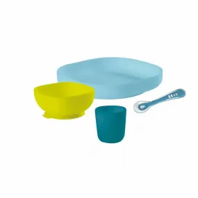BEABA Silicone Meal Set - Peacock