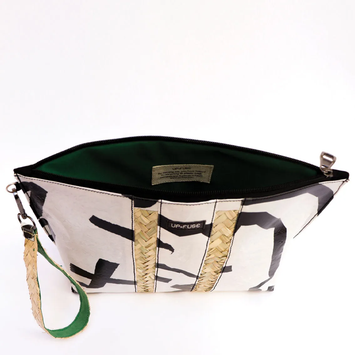 Beach Clutch - White Confetti
