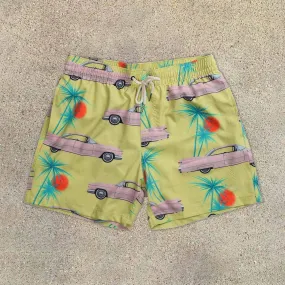 Beach resort style retro beach shorts