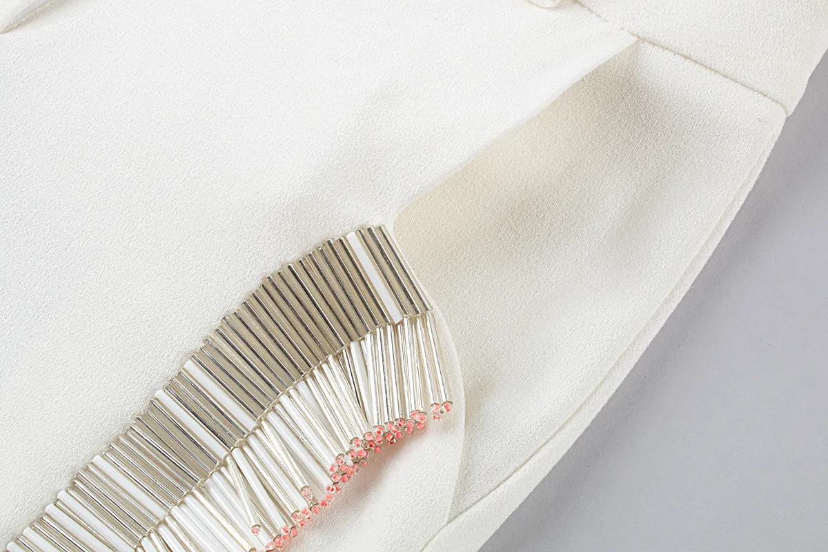 Beaded Tailored Shorts