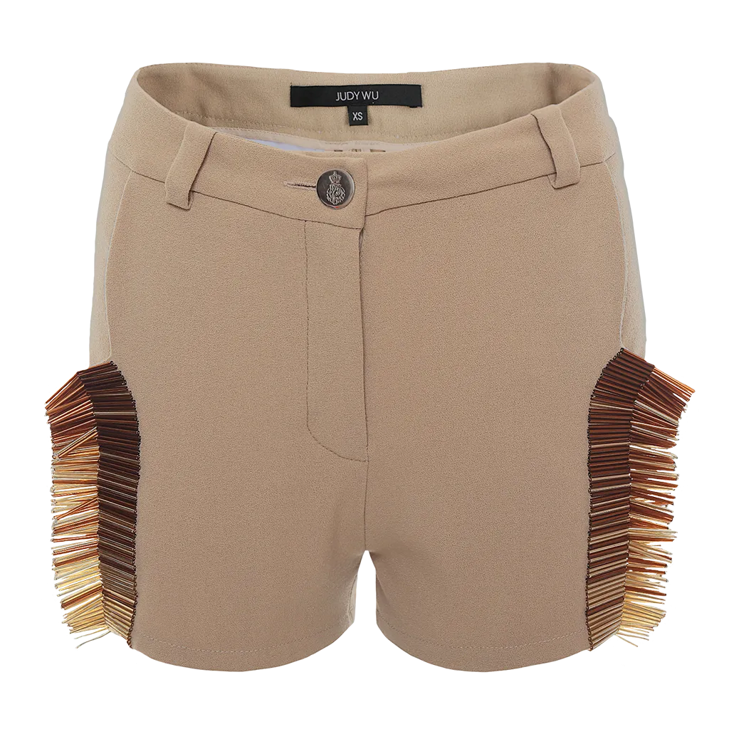 Beaded Tailored Shorts