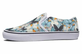 Beautiful Butterfly Pattern Slip-On Shoes