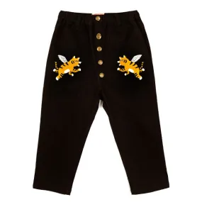 Bebedepino Twin winged tiger outpocket pants