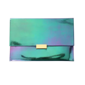 Beckett Iridescent Clutch