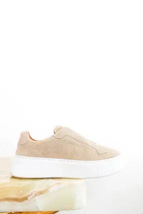 Beige platform sneakers RRP £195