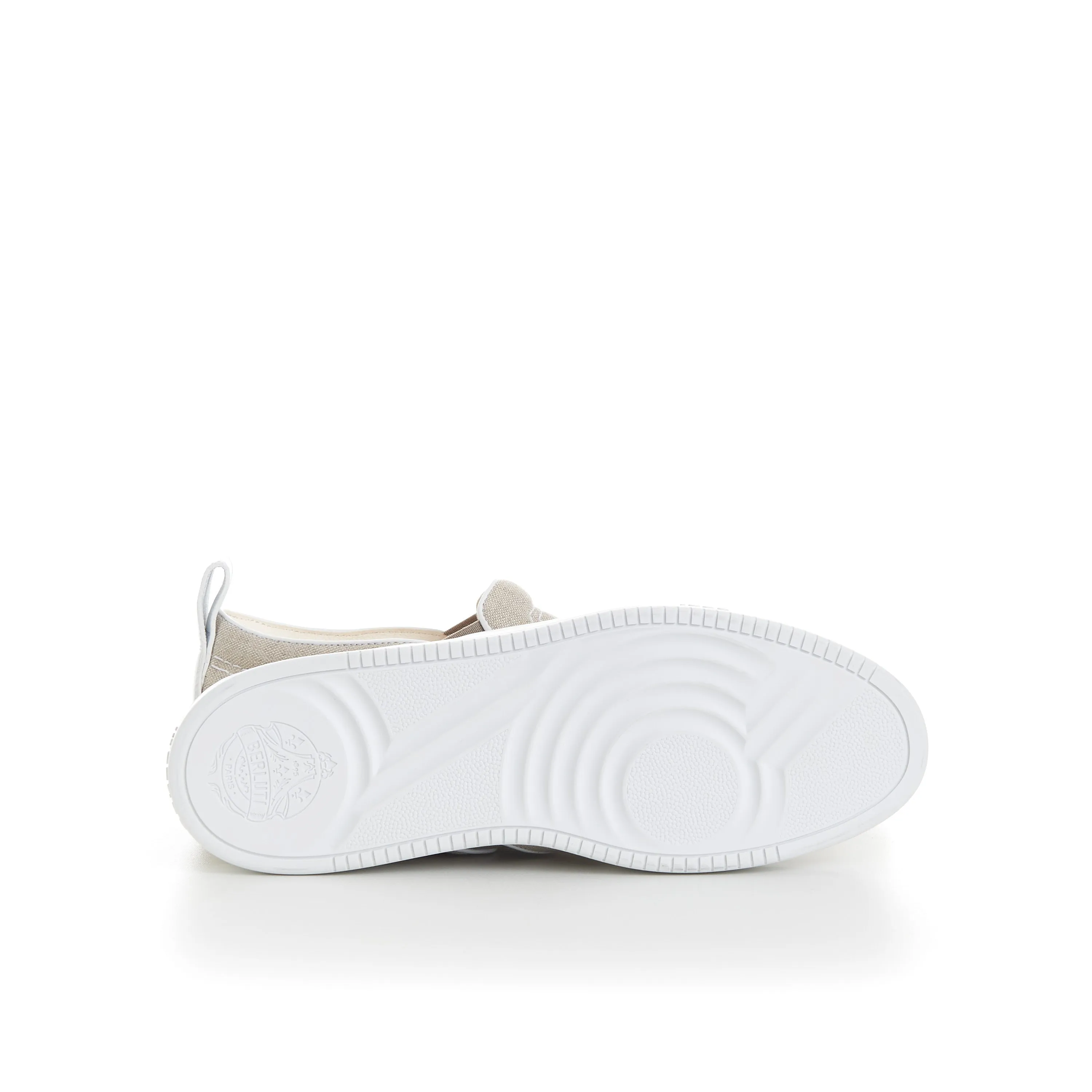 Beige Playtime Cotton Slip-On Sneakers - Scritto Design