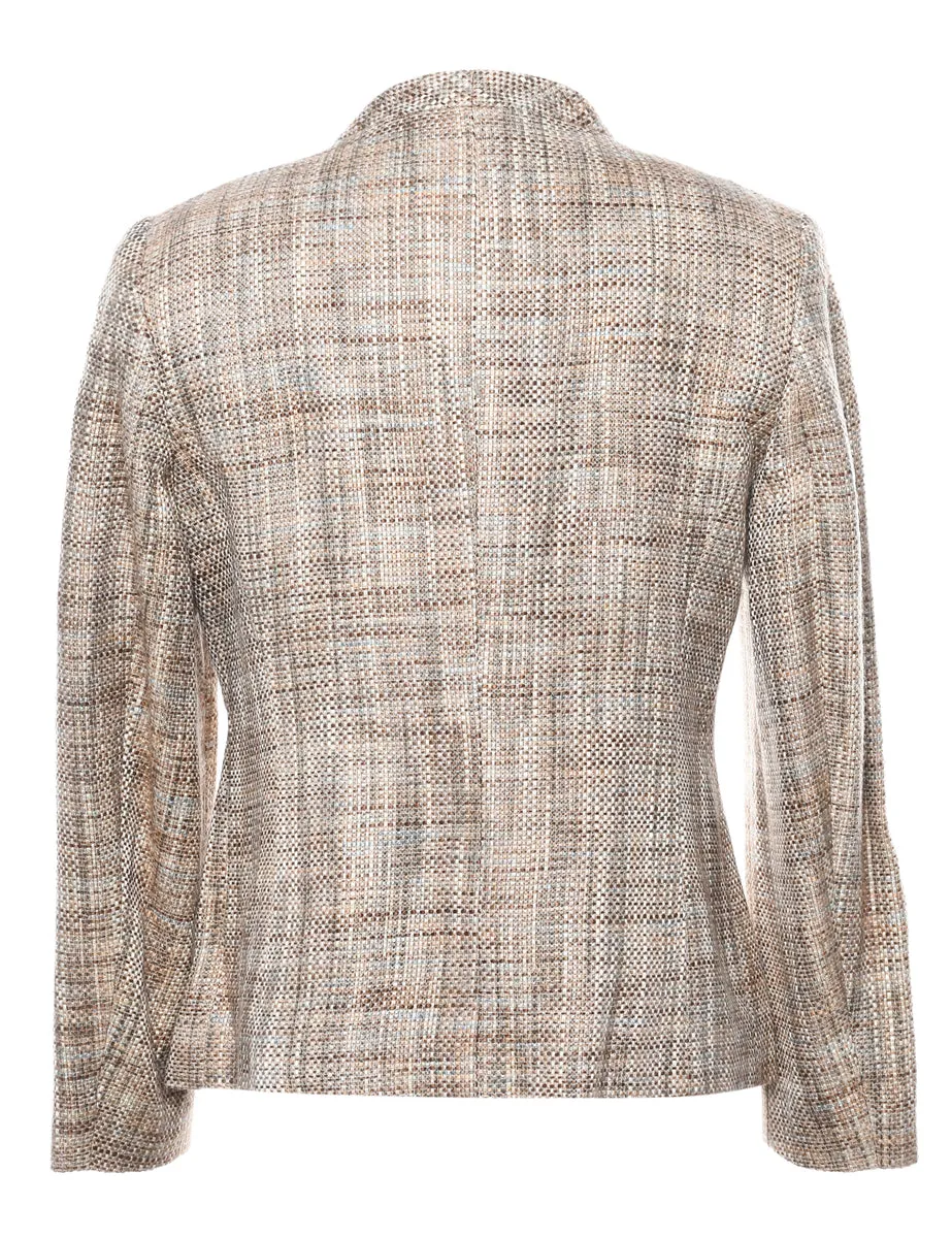 Beige Tailored Jacket - S