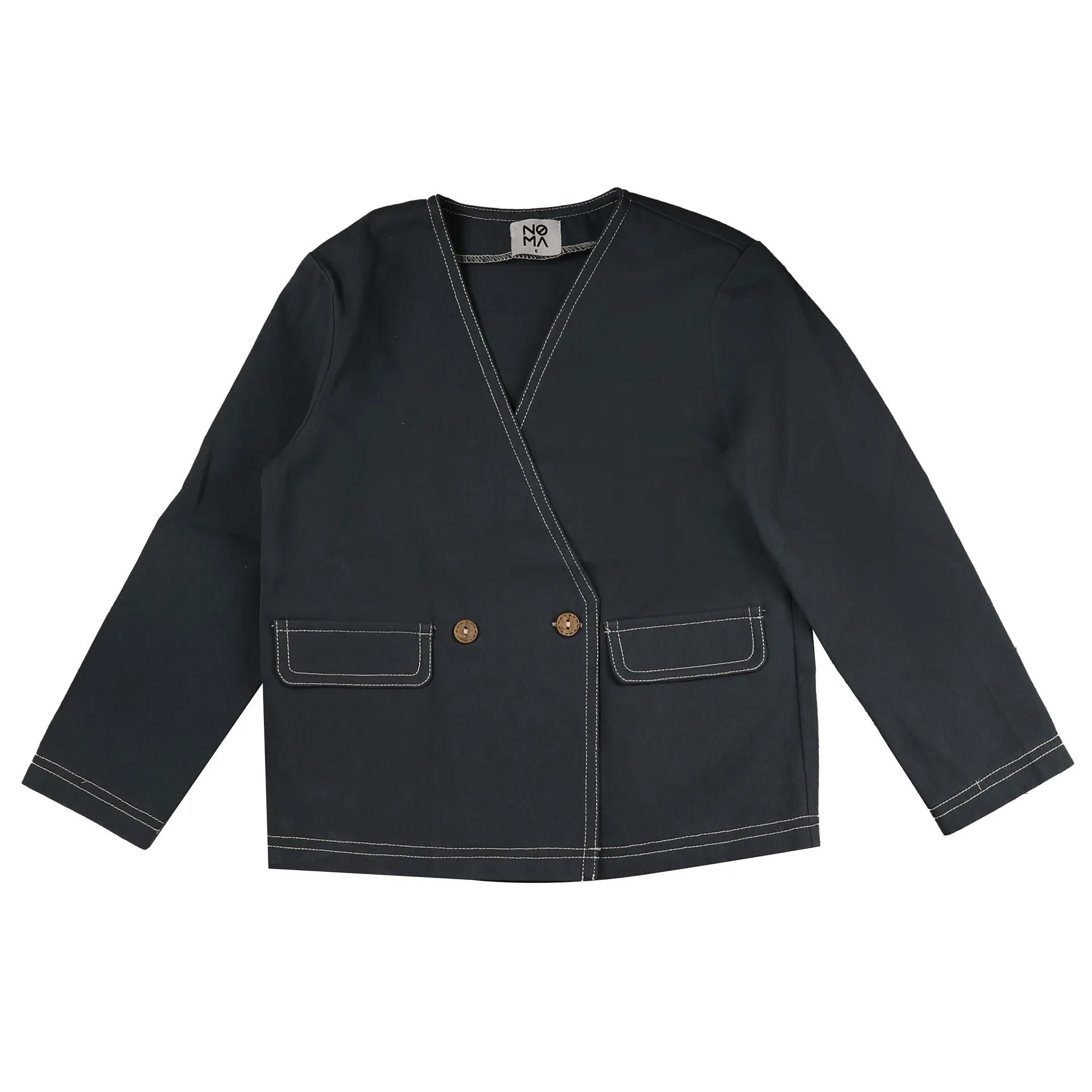 Belati Jersey Navy Top Stitching Jacket (BJ1588)