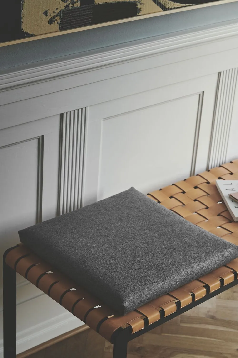 Bent Hansen Plaited Bench, Core Leather/Nature