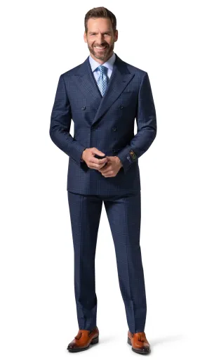 Berragamo Elegant - Faille Wool 10005.4101 D/B Modern Fit Suit