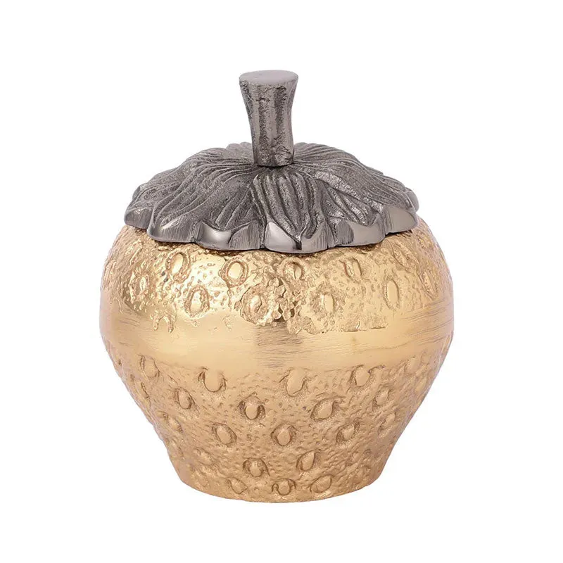 Berry Bliss Black Decorative Box with Lid | 5 x 6 inches