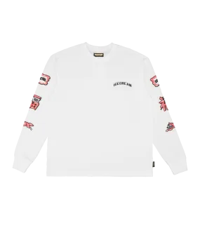 BEST WISH ICECREAM L/S TEE - WHITE