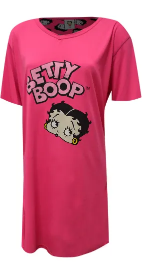 Betty Boop Sweet Betty Fuchsia Nightshirt
