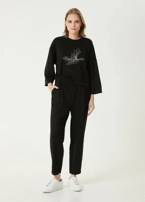 Beymen Club Pleat Detailed Sweatpants Black