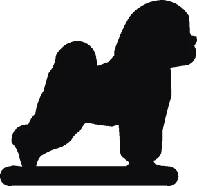 Bichon Book Ends