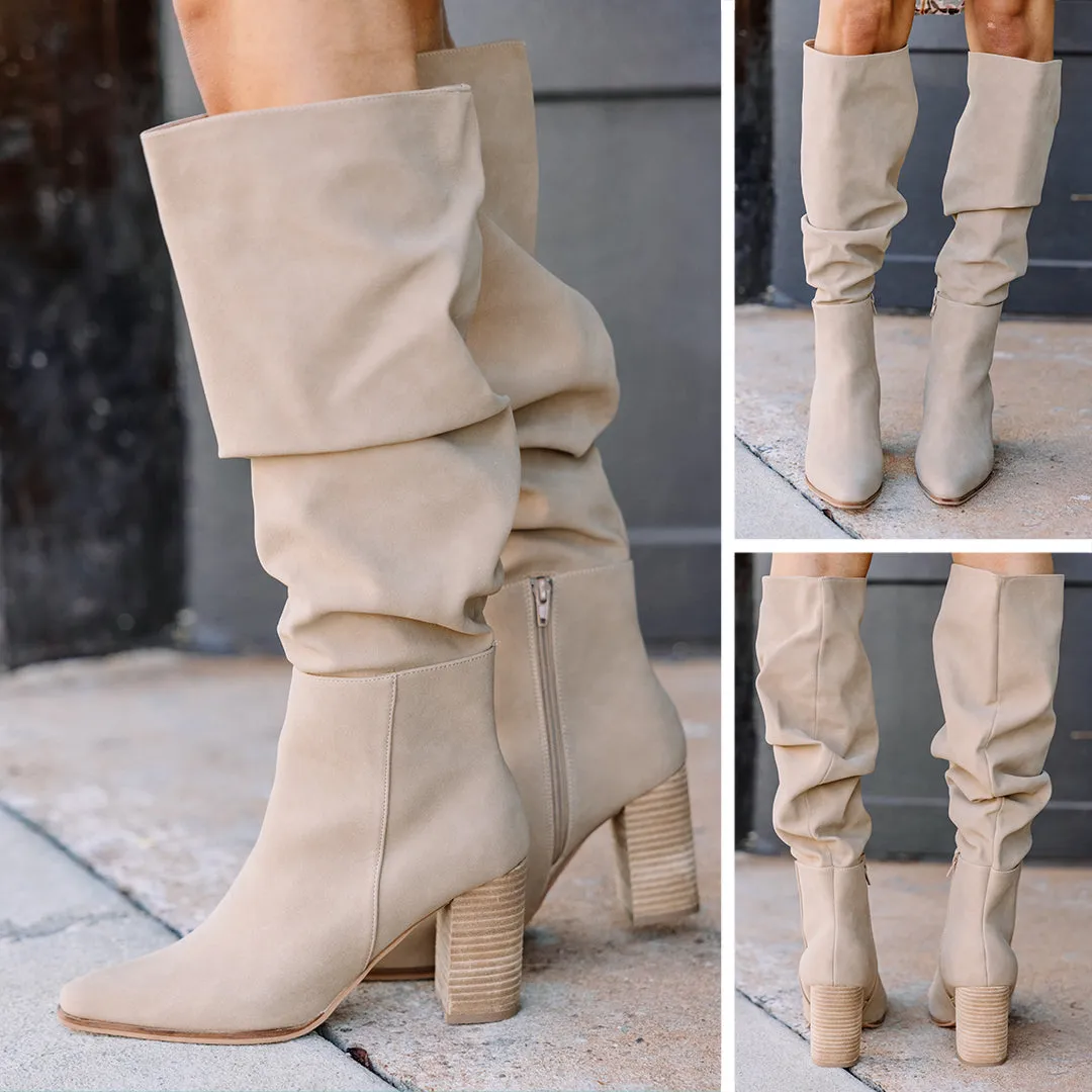 Big Attitude Taupe Brown Boots