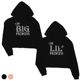 Big Little Leaf Wreath-SILVER Womens Crop Hoodie Outstanding Gifts