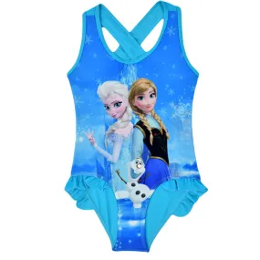 Bikini Children One Piece Swimsuit Cartoon Girl's Swimwear