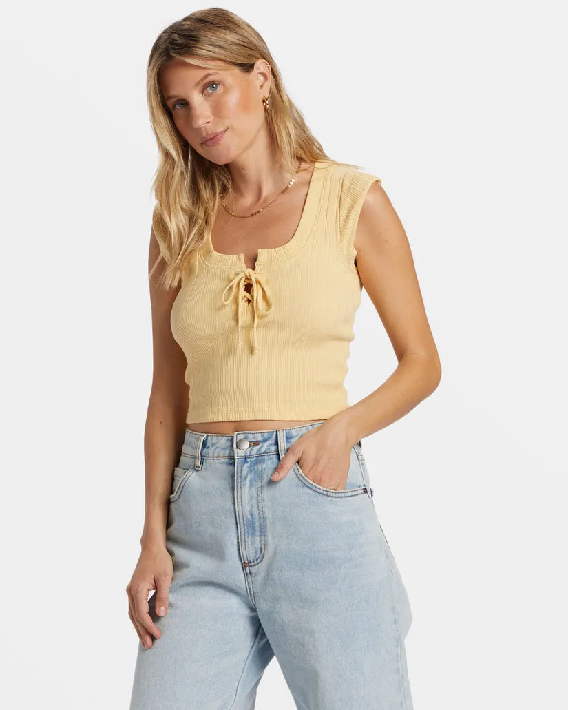 BILLABONG Jayde Lace-Up Top