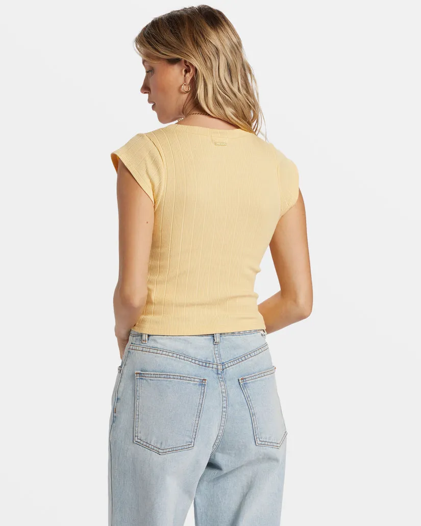 BILLABONG Jayde Lace-Up Top