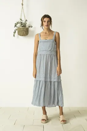 Bird & Kite - Renata Dress - Thalassa Stripe Blue