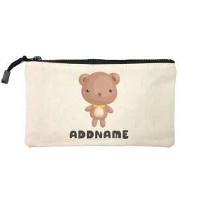 Birthday Friendly Animals Happy Bear Addname Mini Accessories Stationery Pouch