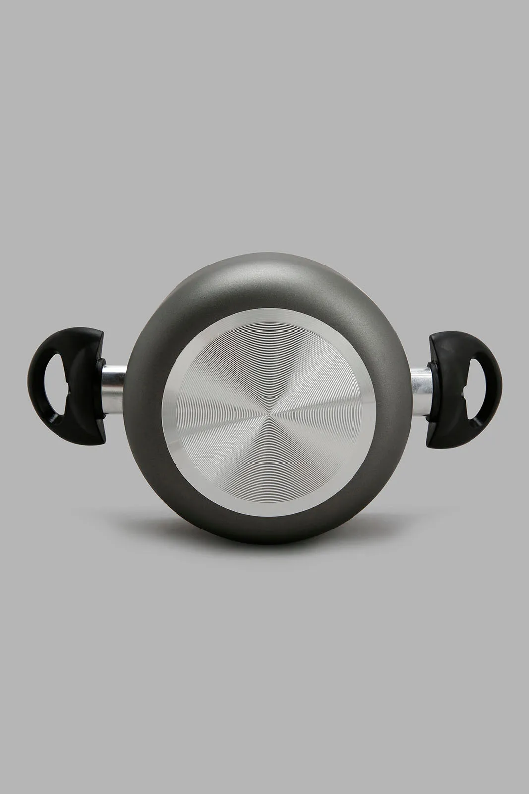 Black Aluminum Non Stick Dutch Oven With Glass Lid (18cm)