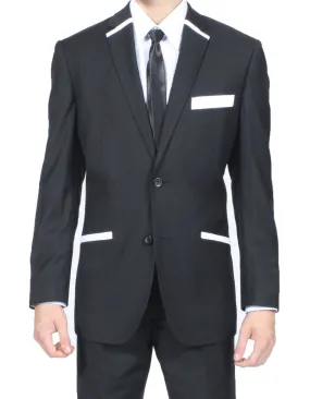 Black & White Trim Tuxedo