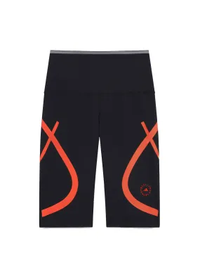 Black and Orange TruePace Cycling Shorts
