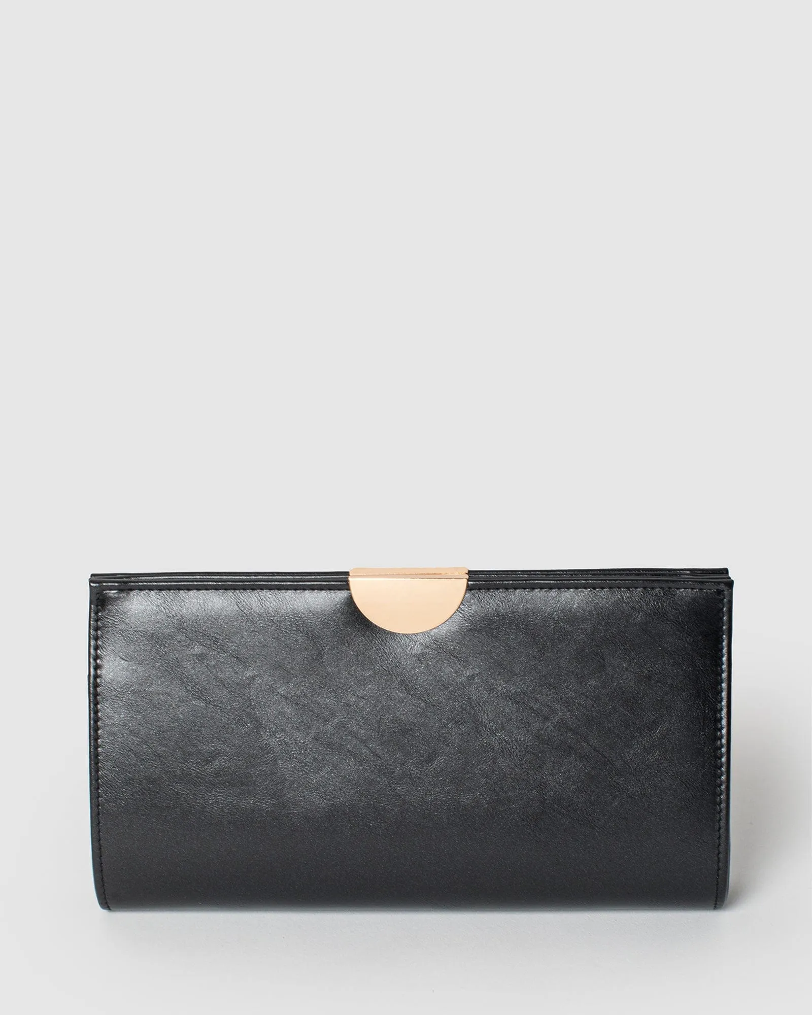 Black Carlie Clutch Bag