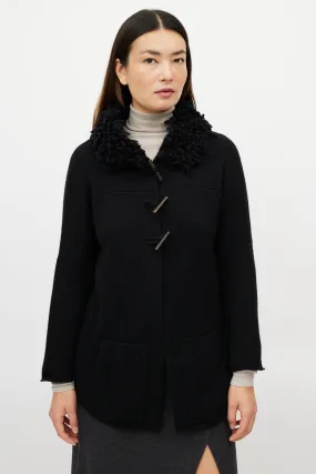 Black Cashmere Knit Jacket