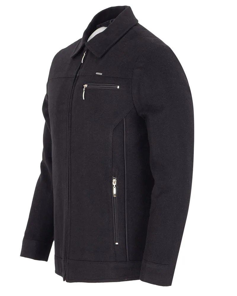 Black Collared Jacket