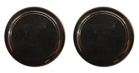 Black Fancy Metal Buttons