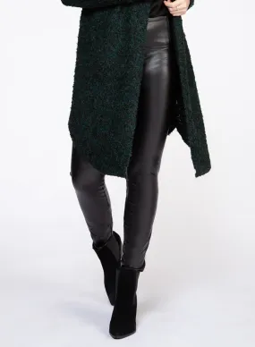 Black Faux Leather High Waisted Legging