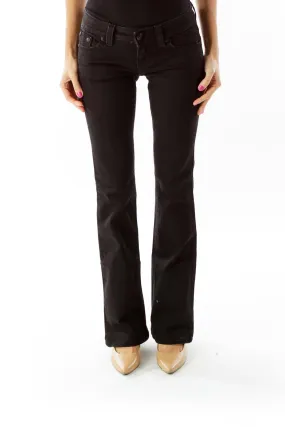 Black Flared Jeans