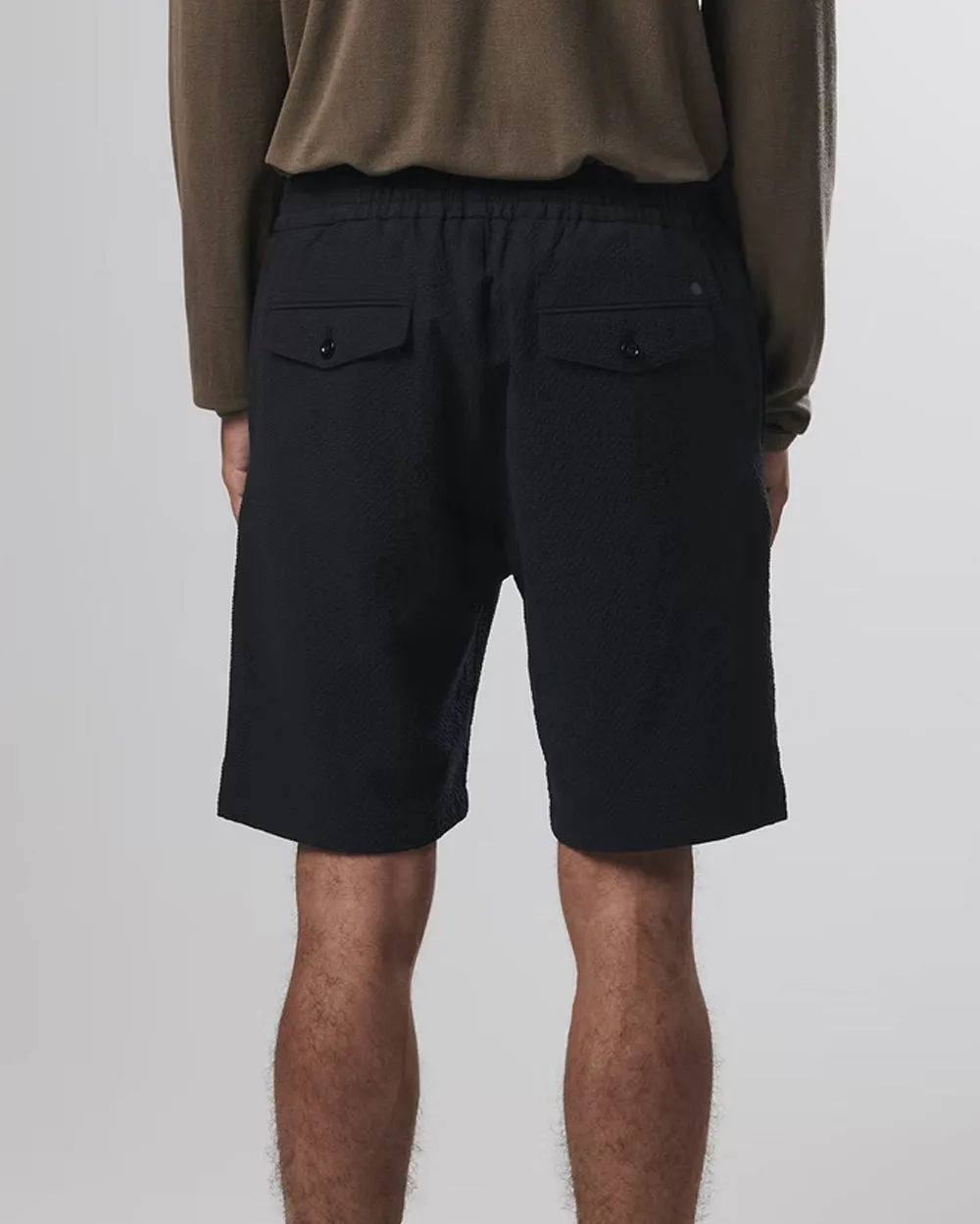 Black Foss Cotton Short