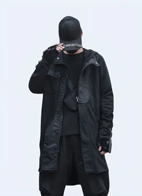 Black Futuristic Overcoat