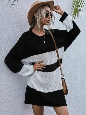 Black Knitted Dress