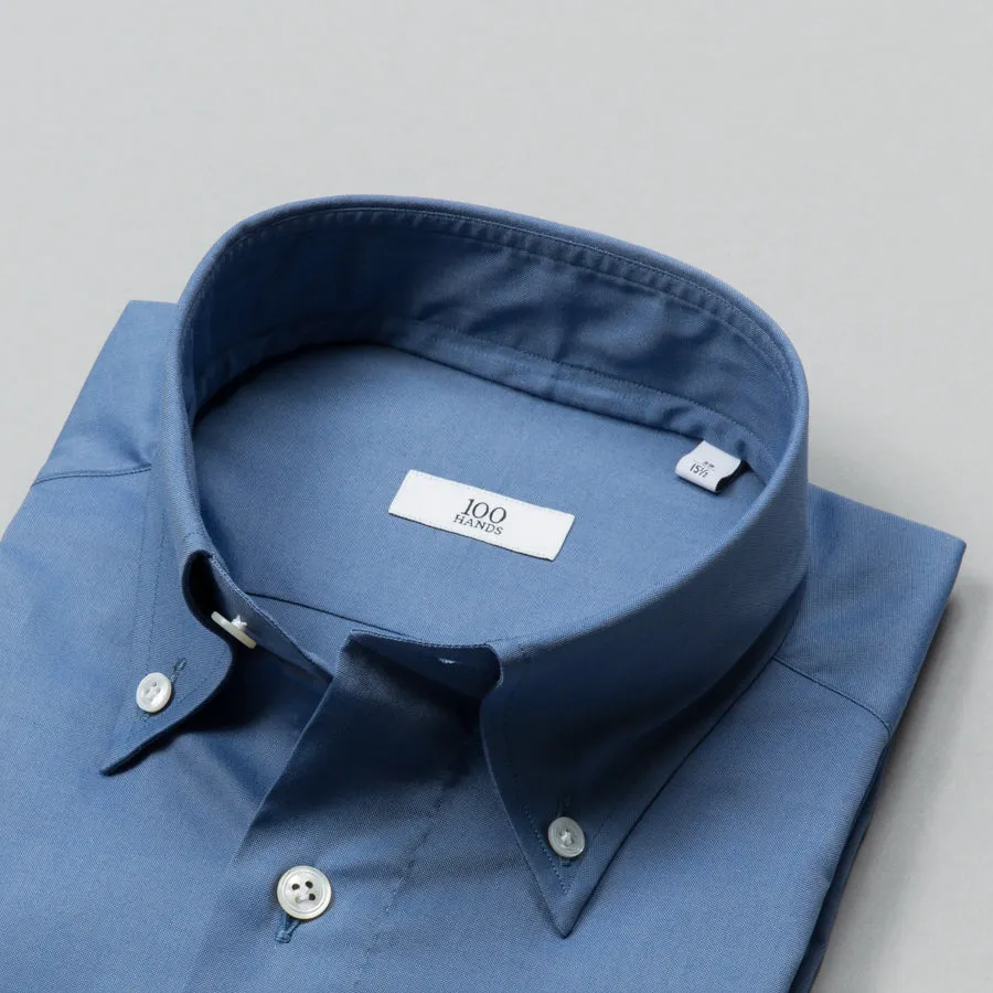 BLACK LINE OXFORD BUTTON DOWN GREY BLUE