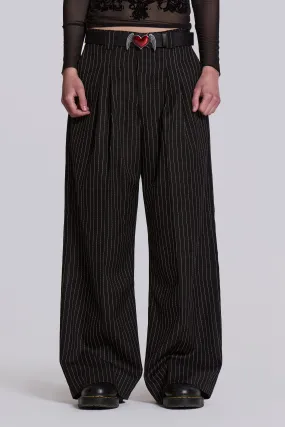 Pinstripe Trousers