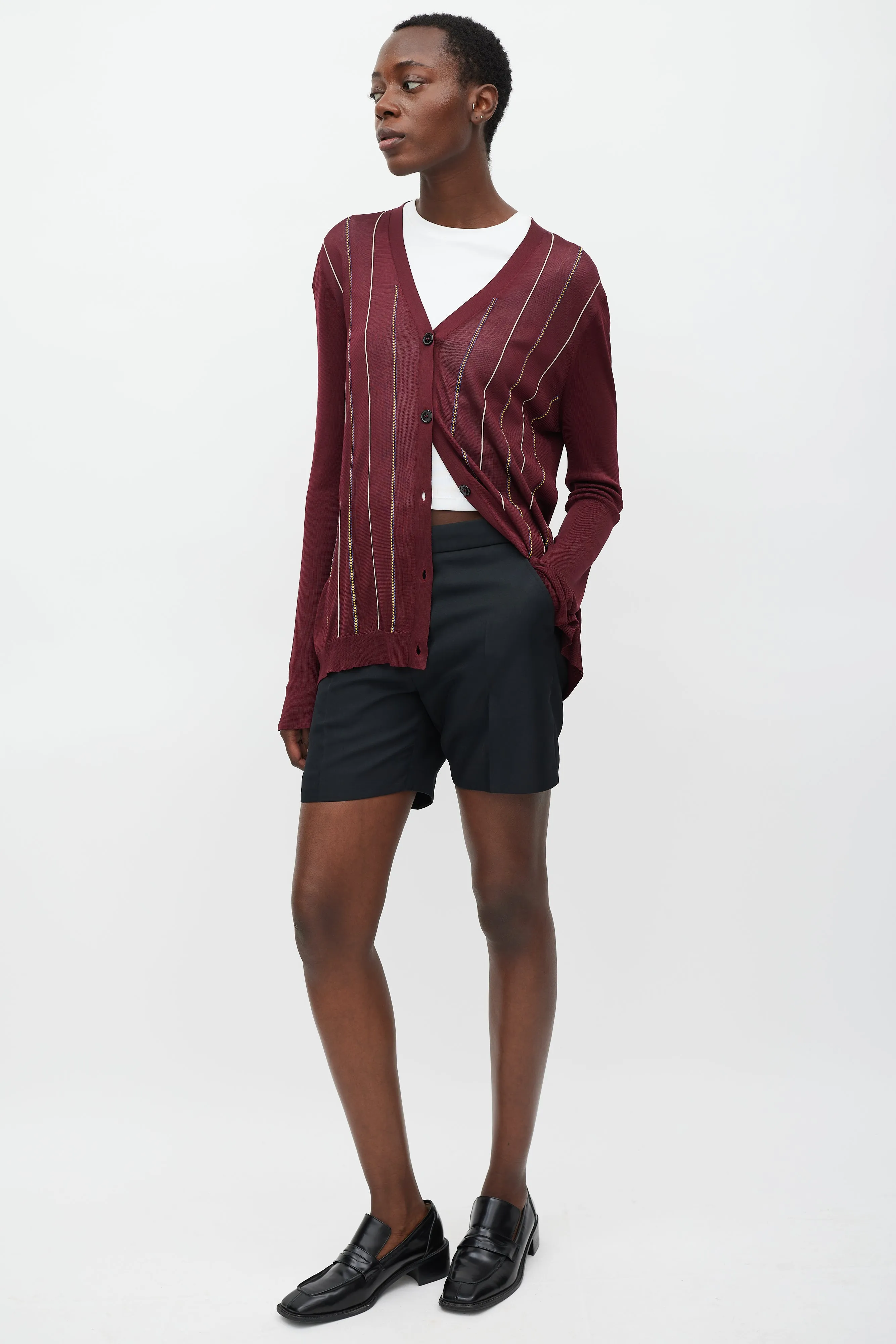 Black Tailored Shorts