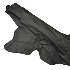 Black Upholstery Leather Hides - B  Grade - 2-3 oz Cowhide - Large