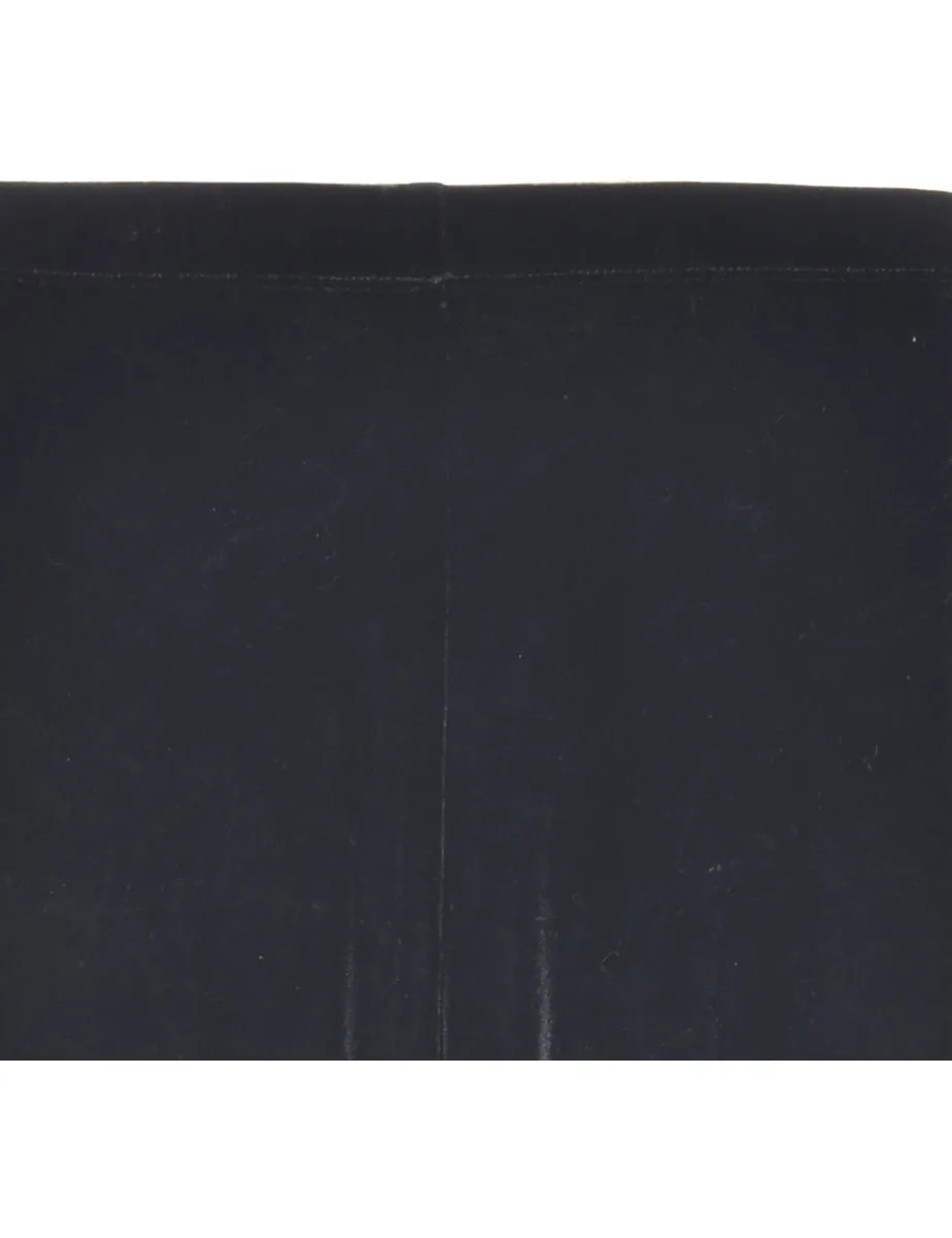 Black Velvet Trousers - W28 L27