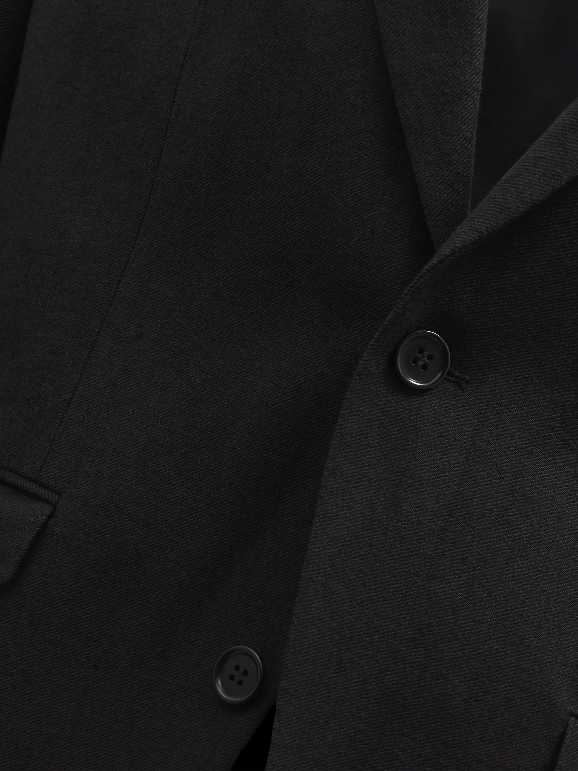 Black Wool Blazer