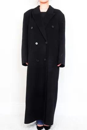 Black Wool coat RRP £505