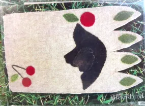 Blackbird Wool Mug Rug Kit